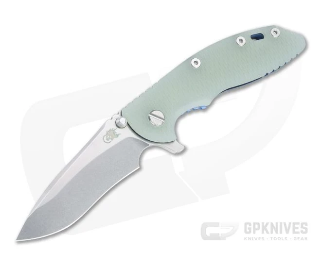 Hinderer XM-18 3.5" Recurve 20CV Jade G10 Stonewashed Blue Tri-Way Flipper 1321 3 Hinderer XM-18 3.5" Recurve 20CV Jade G10 Stonewashed Blue Tri-Way Flipper 1321