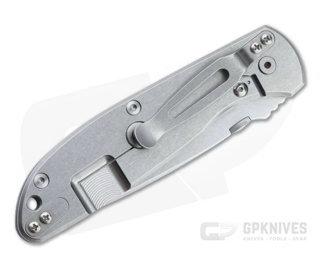 Hinderer Firetac Spanto 20CV Blue G10 Stonewashed Titanium Tri-Way Folder 1333 4 Hinderer Firetac Spanto 20CV Blue G10 Stonewashed Titanium Tri-Way Folder 1333 - Image 2