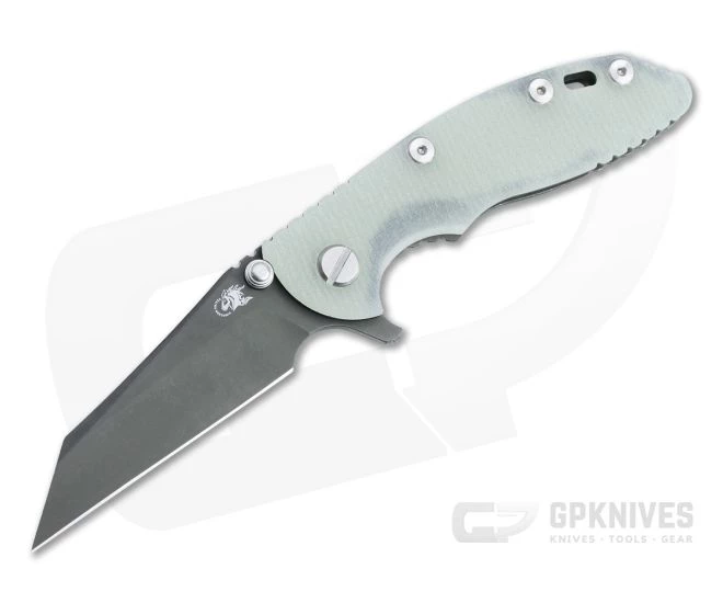 Hinderer XM-18 3" Wharncliffe 20CV Jade G10 Battle Black DLC Tri-Way Pivot Flipper 1342 3 Hinderer XM-18 3" Wharncliffe 20CV Jade G10 Battle Black DLC Tri-Way Pivot Flipper 1342