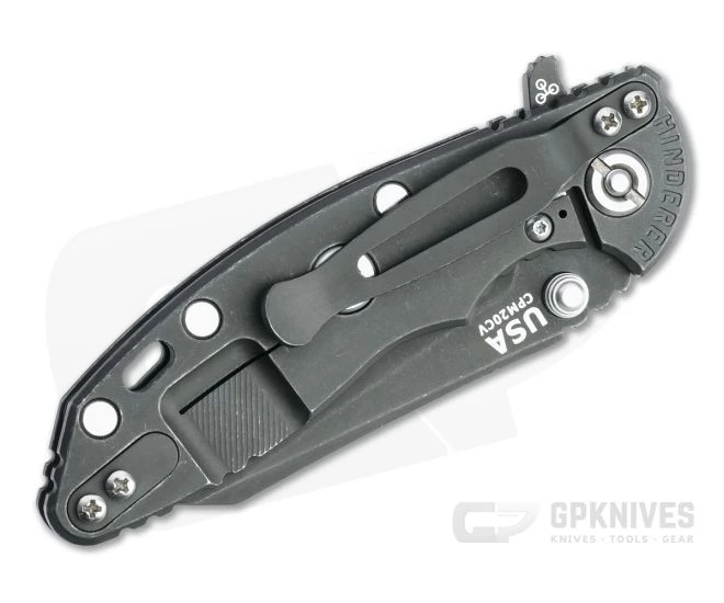 Hinderer XM-18 3" Wharncliffe 20CV Jade G10 Battle Black DLC Tri-Way Pivot Flipper 1342 4 Hinderer XM-18 3" Wharncliffe 20CV Jade G10 Battle Black DLC Tri-Way Pivot Flipper 1342 - Image 2