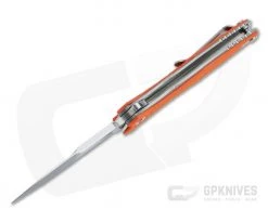 Hinderer Maximus Flipper Bayonet Stonewashed 20CV Orange G10 Tri-Way Folder 1351 -EDC (Every Day Carry) Shop 1351 3 2