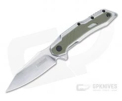 Kershaw Salvage Reverse Tanto Olive GFN Assisted Frame Lock Flipper 1369