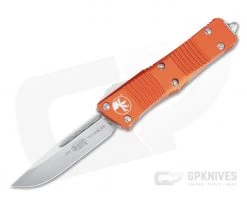 Microtech Troodon S/E Satin M390 Orange OTF Automatic 139-4OR