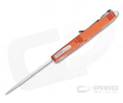 Microtech Troodon S/E Satin M390 Orange OTF Automatic 139-4OR -EDC (Every Day Carry) Shop 139 4or m390 3
