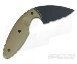 Kabar Small TDI Knife Coyote Brown Partially Serrated 1477CB -EDC (Every Day Carry) Shop 1477cb 3