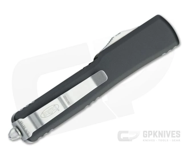 Microtech UTX-70 T/E Stonewashed M390 Tanto Black OTF Automatic Knife 149-10 4 Microtech UTX-70 T/E Stonewashed M390 Tanto Black OTF Automatic Knife 149-10 - Image 2