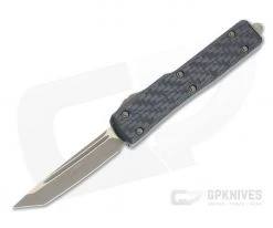 Microtech UTX-70 T/E Bronze Apocalyptic M390 Tanto Carbon Fiber Top OTF Automatic Knife 149-13APCFS
