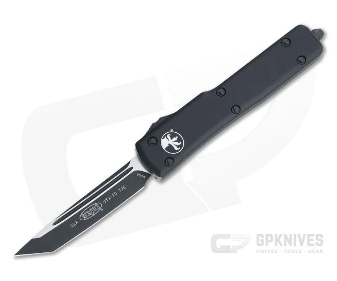 Microtech UTX-70 Tactical Black M390 Tanto Black OTF Automatic Knife 149-1T 3 Microtech UTX-70 Tactical Black M390 Tanto Black OTF Automatic Knife 149-1T