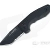 SOG TAC AU Compact Tanto Blackout Serrated D2 AU-XR Lock Automatic Folder 15-38-10-57 -EDC (Every Day Carry) Shop 15 38 10 57 1
