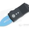 Microtech Exocet Jedi Knight Blue Double Edge Black CA Legal OTF Automatic 157-1JK -EDC (Every Day Carry) Shop 157 1jk 1