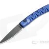 Piranha P15 Virus Tactical PVD S30V Blue Button Lock Automatic -EDC (Every Day Carry) Shop 15bt 1