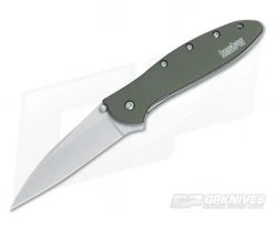 Kershaw Leek OD Green Assisted Flipper 1660OL