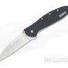 Kershaw Leek Stonewashed Blade Black Handle 1660SWBLK -EDC (Every Day Carry) Shop 1660swblk 1