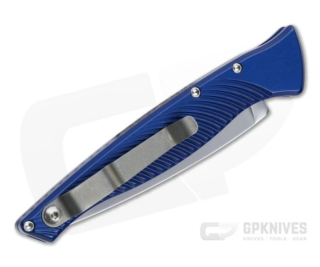 Piranha P16 DNA Mirror S30V Blue Slim Button Lock Automatic 4 Piranha P16 DNA Mirror S30V Blue Slim Button Lock Automatic - Image 2