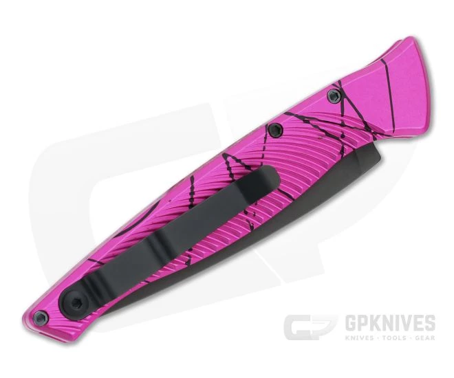 Piranha P16 DNA Tactical PVD S30V Hot Pink Slim Button Lock Automatic 4 Piranha P16 DNA Tactical PVD S30V Hot Pink Slim Button Lock Automatic - Image 2