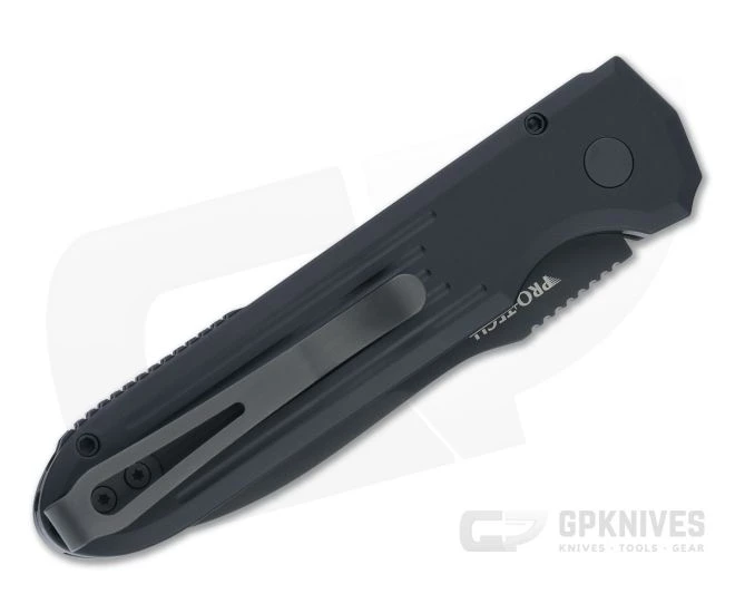 Protech PDW All Black Invictus 154CM Spear Point Automatic Knife 1805 4 Protech PDW All Black Invictus 154CM Spear Point Automatic Knife 1805 - Image 2