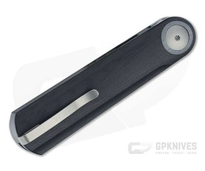 WE Knives Eidolon Drop Point Stonewashed 20CV Integral Black G10 Front Flipper 19074A-B 4 WE Knives Eidolon Drop Point Stonewashed 20CV Integral Black G10 Front Flipper 19074A-B - Image 2