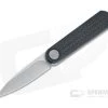 WE Knives Eidolon Drop Point Stonewashed 20CV Integral Carbon Fiber Front Flipper 19074A-C -EDC (Every Day Carry) Shop 19074a c 1 1