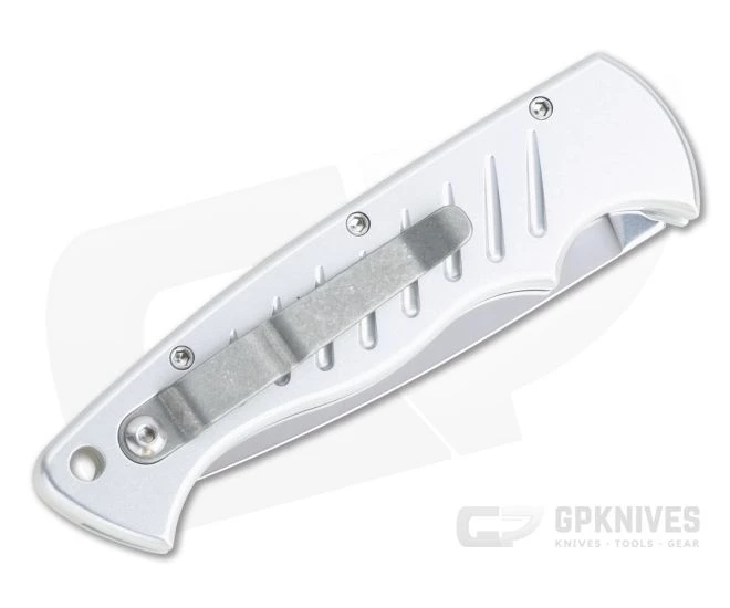 Piranha P1 Pocket Mirror 154CM Silver Button Lock Automatic 4 Piranha P1 Pocket Mirror 154CM Silver Button Lock Automatic - Image 2