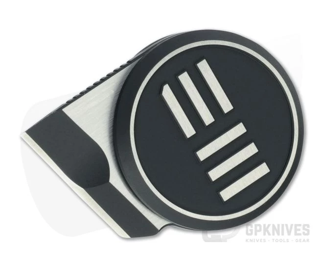 WE Knives Quark Ostap Hel Chisel M390 Silver/Black Pendant Neck Knife WE20021-2 3 WE Knives Quark Ostap Hel Chisel M390 Silver/Black Pendant Neck Knife WE20021-2