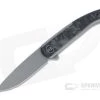 WE Knives Smooth Sentinel Gray Stonewashed 20CV Marbled Carbon Fiber Inlaid Flipper WE20043-1 -EDC (Every Day Carry) Shop 20043 1 1
