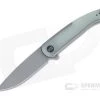 WE Knives Smooth Sentinel Gray Stonewashed 20CV Natural G10 Inlaid Flipper WE20043-2 -EDC (Every Day Carry) Shop 20043 2 1