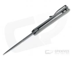 WE Knives Primoris Gray Stonewashed 20CV Gray Titanium Frame Lock Flipper WE20047A-1 -EDC (Every Day Carry) Shop 20047a 1 3