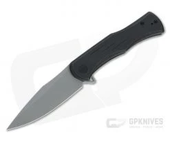 WE Knives Primoris Gray Stonewashed 20CV Black Titanium Frame Lock Flipper WE20047A-2
