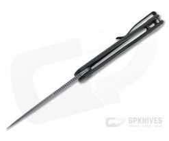 WE Knives Primoris Gray Stonewashed 20CV Black Titanium Frame Lock Flipper WE20047A-2 -EDC (Every Day Carry) Shop 20047a 2 3