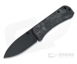WE Knives Banter Black Stonewashed S35VN Marbled Carbon Fiber Liner Lock Folder 2004H