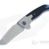 WE Knives x Elishewitz Press Check Tanto Bead Blast 20CV Blue/Black G10 Titanium Flipper WE20078A-2 -EDC (Every Day Carry) Shop 20078a 2 1