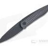 WE Knives Black Void Opus Black Stonewashed 20CV Carbon Fiber Titanium Front Flipper 2010V-1