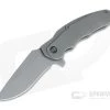 WE Knives Skreech Gray Stonewashed 20CV Gray Titanium Frame Lock Flipper 2014B