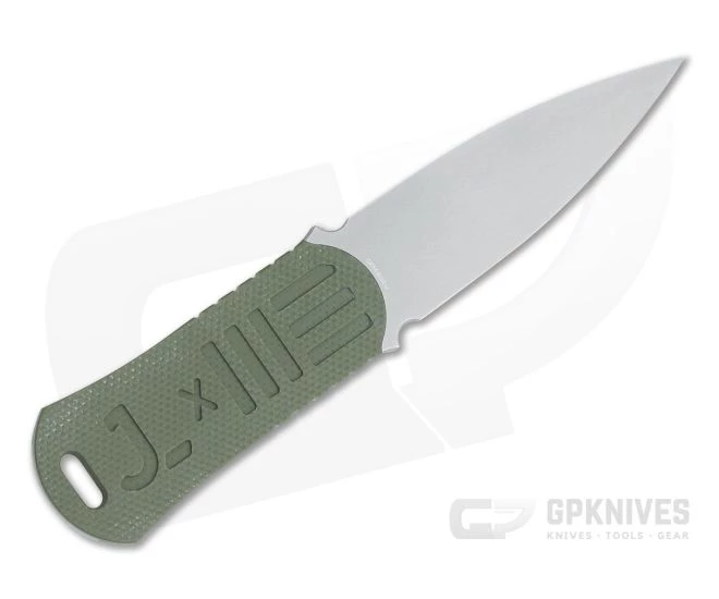 WE Knives OSS Dagger Lundquist Stonewashed 20CV OD Green G10 Lapel Knife 2017A 5 WE Knives OSS Dagger Lundquist Stonewashed 20CV OD Green G10 Lapel Knife 2017A - Image 3