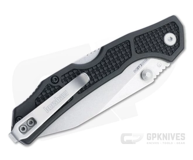Kershaw Cargo Stonewashed D2 Black GFN Back Lock Folder 2033 4 Kershaw Cargo Stonewashed D2 Black GFN Back Lock Folder 2033 - Image 2