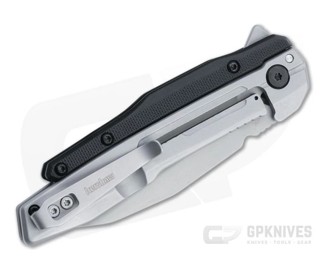 Kershaw Lithium Reverse Tanto Bead Blast Stainless Black GFN Assisted Flipper 2049 4 Kershaw Lithium Reverse Tanto Bead Blast Stainless Black GFN Assisted Flipper 2049 - Image 2