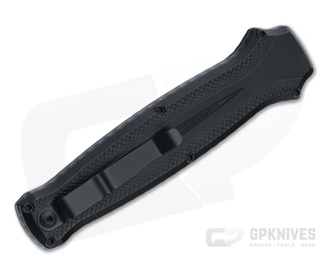 Piranha P20 Rated-X Double Edge Tactical PVD 154CM Black Double Action OTF Automatic 4 Piranha P20 Rated-X Double Edge Tactical PVD 154CM Black Double Action OTF Automatic - Image 2