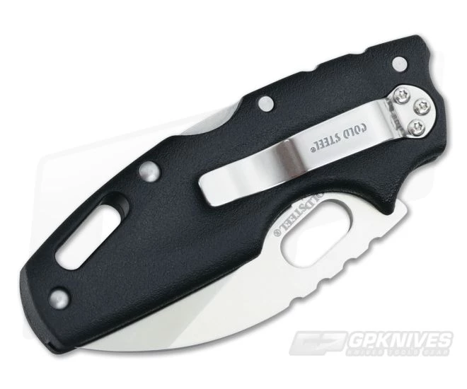 Cold Steel Tuff Lite Black Plain Edge Wharncliffe Back Lock Folder 20LT 4 Cold Steel Tuff Lite Black Plain Edge Wharncliffe Back Lock Folder 20LT - Image 2