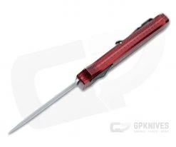 Piranha P20 Rated-X Double Edge Mirror 154CM Red Double Action OTF Automatic -EDC (Every Day Carry) Shop 20r 3