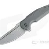 WE Knives Starhawk Flipper Blasted 20CV Stonewashed Gray Titanium Folder WE21017-1 -EDC (Every Day Carry) Shop 21017 1 1 1