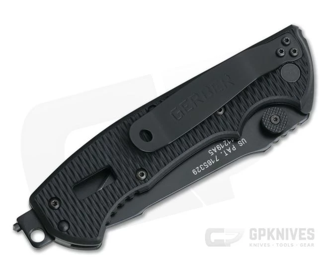 Gerber Hinderer CLS Combat Life Saver Knife Black GFN Serrated 22-01870 4 Gerber Hinderer CLS Combat Life Saver Knife Black GFN Serrated 22-01870 - Image 2