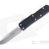 Microtech UTX-85 II S/E Signature Stonewashed M390 Drop Point Black Stepside OTF Automatic Knife 231II-10S -EDC (Every Day Carry) Shop 231ii 10s m390 1