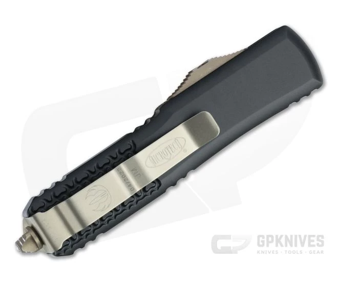 Microtech UTX-85 D/E Jedi Master Green Double Edge OTF Automatic 232-1JM 4 Microtech UTX-85 D/E Jedi Master Green Double Edge OTF Automatic 232-1JM - Image 2