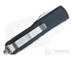 Microtech UTX-85 Satin Plain Double Edge OTF M390 Black OTF Automatic Knife 232-4 -EDC (Every Day Carry) Shop 232 4 m390 2 2