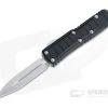 Microtech UTX-85 II D/E Stepside Signature Satin M390 Double Edge OTF Automatic Knife 232II-4S -EDC (Every Day Carry) Shop 232ii 4s m390 1