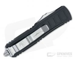 Microtech UTX-85 II D/E Stepside Signature Satin Full Serrated M390 Double Edge OTF Automatic Knife 232II-6S 6 Microtech UTX-85 II D/E Stepside Signature Satin Full Serrated M390 Double Edge OTF Automatic Knife 232II-6S -EDC (Every Day Carry) Shop 232ii 6s m390 2