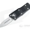 Microtech Mini Troodon D/E Stonewashed M390 Black OTF Automatic 238-10 -EDC (Every Day Carry) Shop 238 10 m390