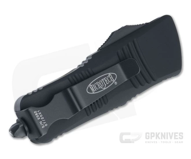 Microtech Mini Troodon D/E Tactical Black Double Edge M390 OTF Automatic 238-1T 4 Microtech Mini Troodon D/E Tactical Black Double Edge M390 OTF Automatic 238-1T - Image 2