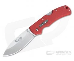 Cold Steel Double Safe Hunter Tim Wells Slock Master Red GFN Back Lock Folder 23JK