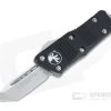 Microtech Mini Troodon T/E Stonewashed M390 Black Tanto OTF Automatic 240-10 -EDC (Every Day Carry) Shop 240 10 m390